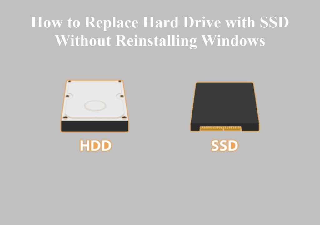 Can you replace hard drive without reinstalling Windows