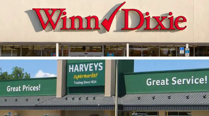 Are Winn-Dixie and Harvey's the same company