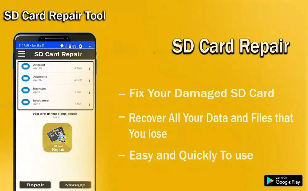 Which app is best for repairing SD card