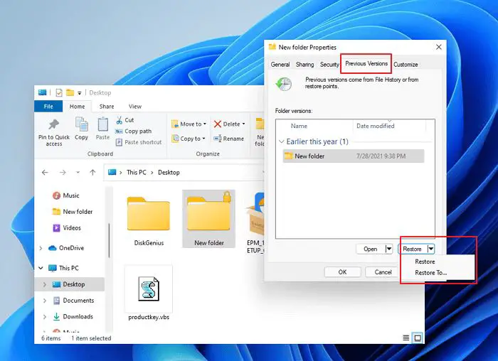 How to restore permanently deleted files folders without any software for free