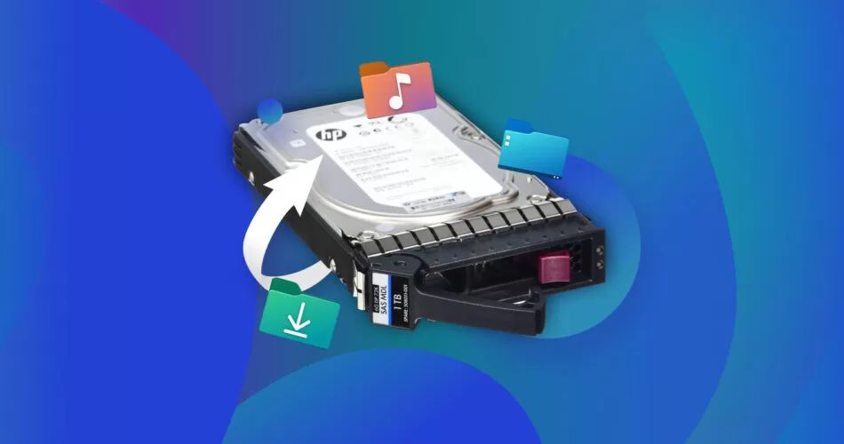 How do I transfer data from SCSI hard drive