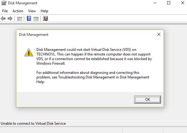 Why can't i open Disk Management Windows 10