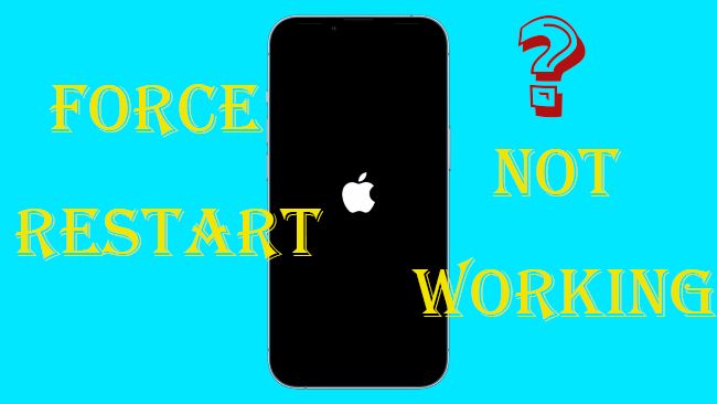 What happens when force restart doesn't work on iPhone