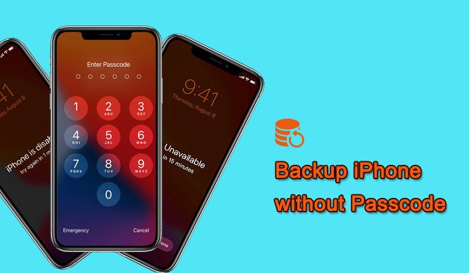 Can you backup an iPhone without unlocking it