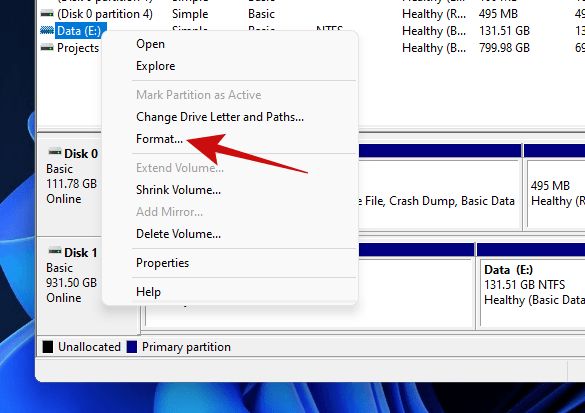 How to delete everything from an external hard drive in windows 11