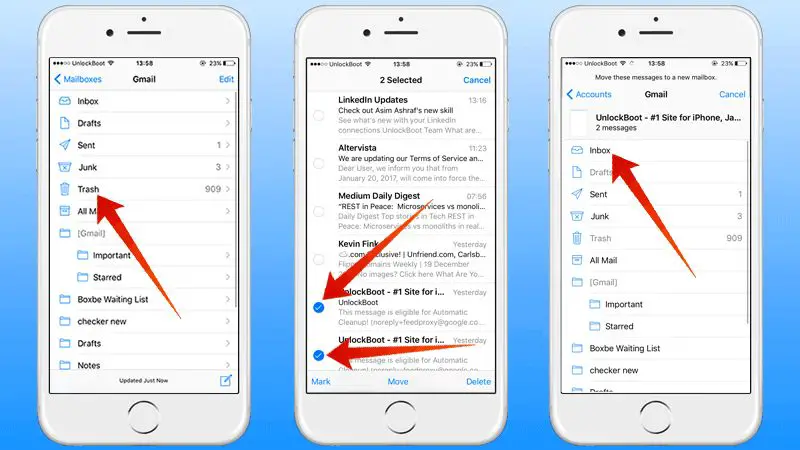 How to recover permanently deleted emails from iCloud on iPhone