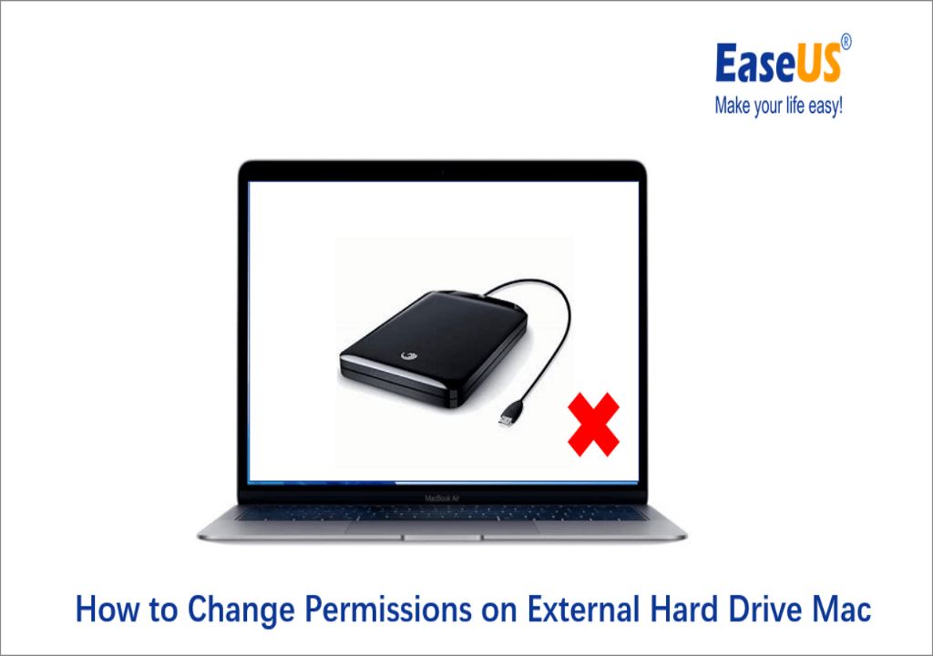 How do I change Permissions on an external hard drive Mac