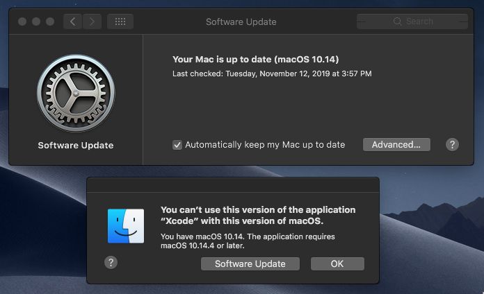 How do I force a Mac to update software