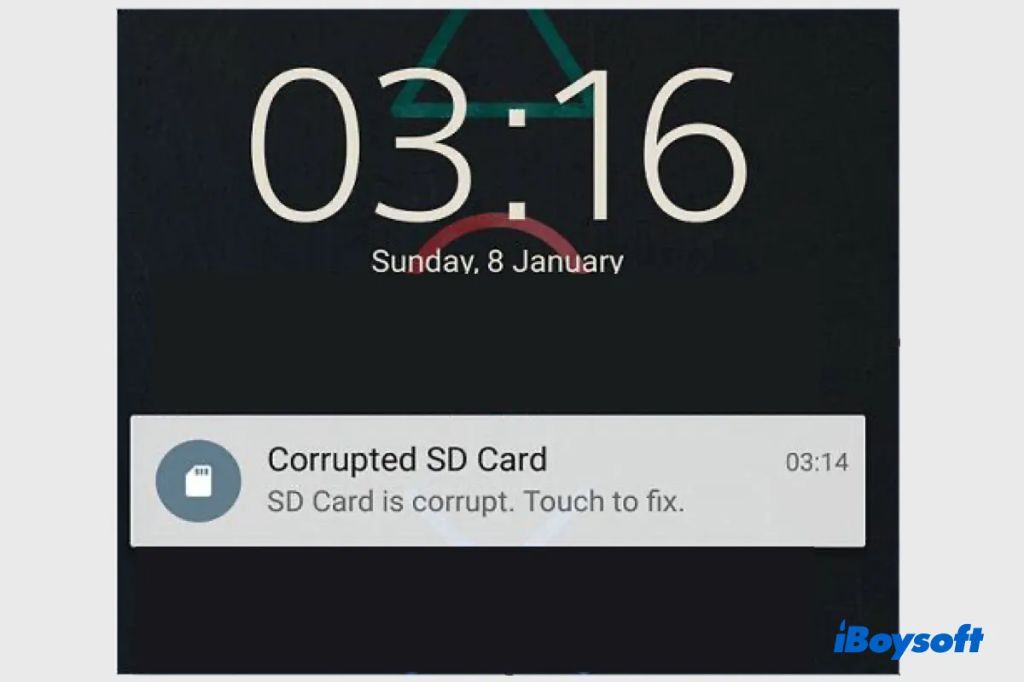 How to recover corrupted files on SD card Android