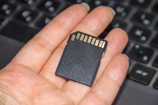 How do I scan my SD card with my laptop