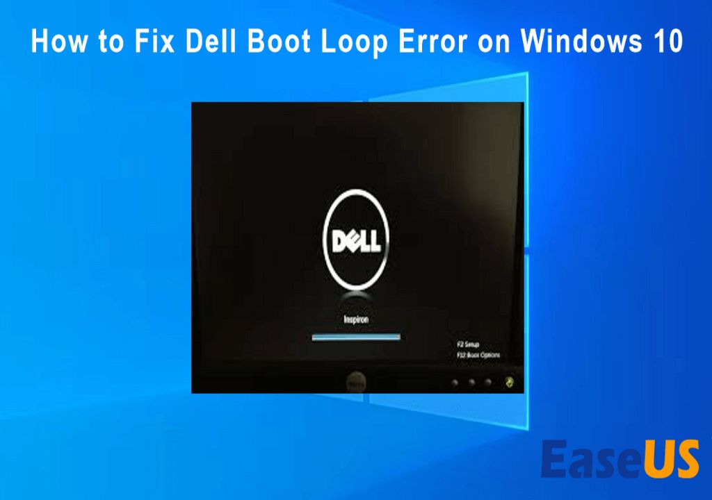 How do you fix a stuck Dell boot loop