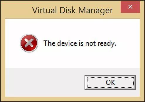 How do I initialize a hard drive device is not ready