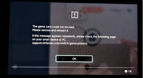 How do I fix my Nintendo Switch not reading my SD card