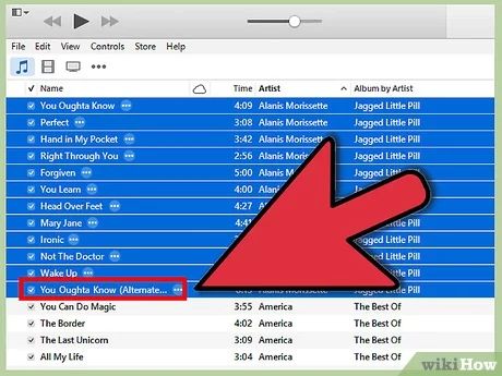 How do you select more than one song on iTunes