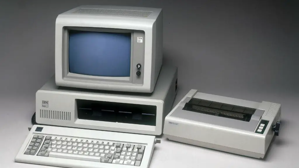 What year did IBM launch the first computer with a hard drive