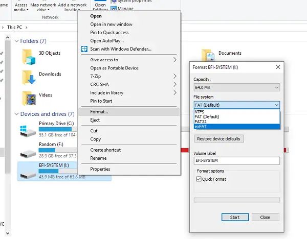 Can Windows read exFAT hard drive