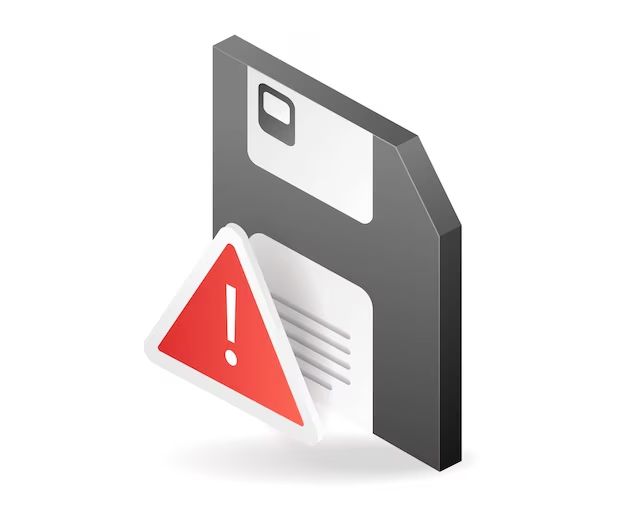 What is the hard disk at risk warning