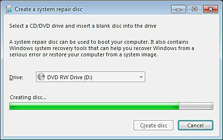 How to repair Windows 7 with system repair disc