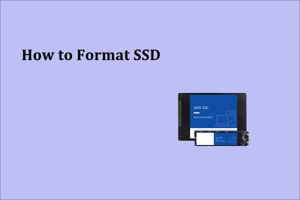 How to format SSD in boot