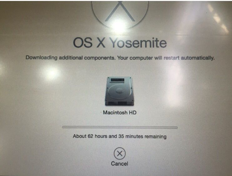 How long does it take to erase and reinstall macOS