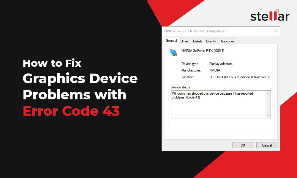 What is error code 43 after restart