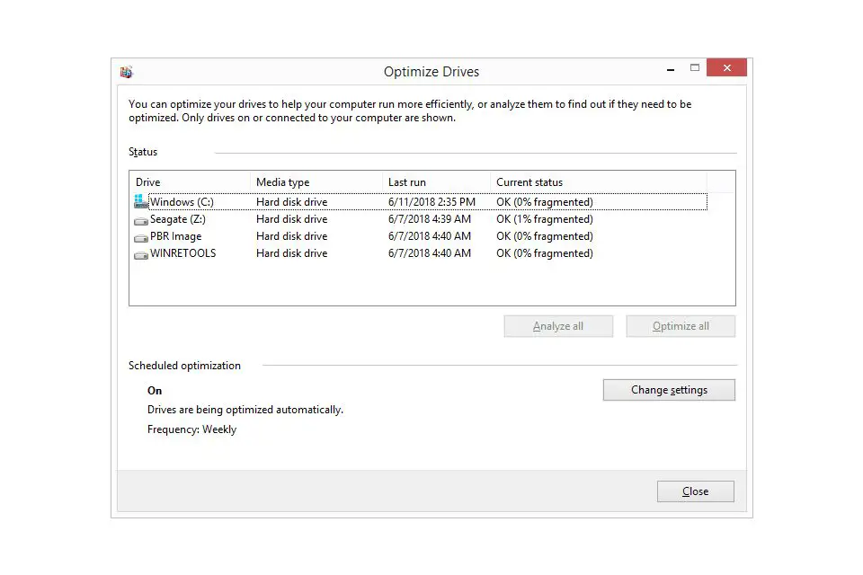 How long should defragging a computer take