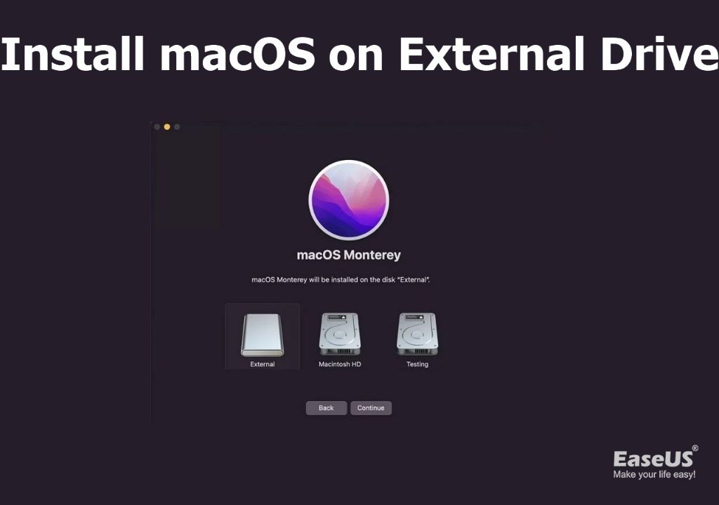 How to install macOS on new hard drive from USB