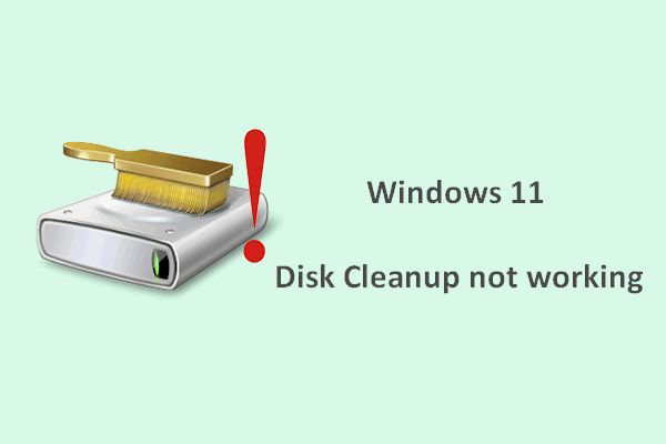 What to do if Disk Cleanup is not working