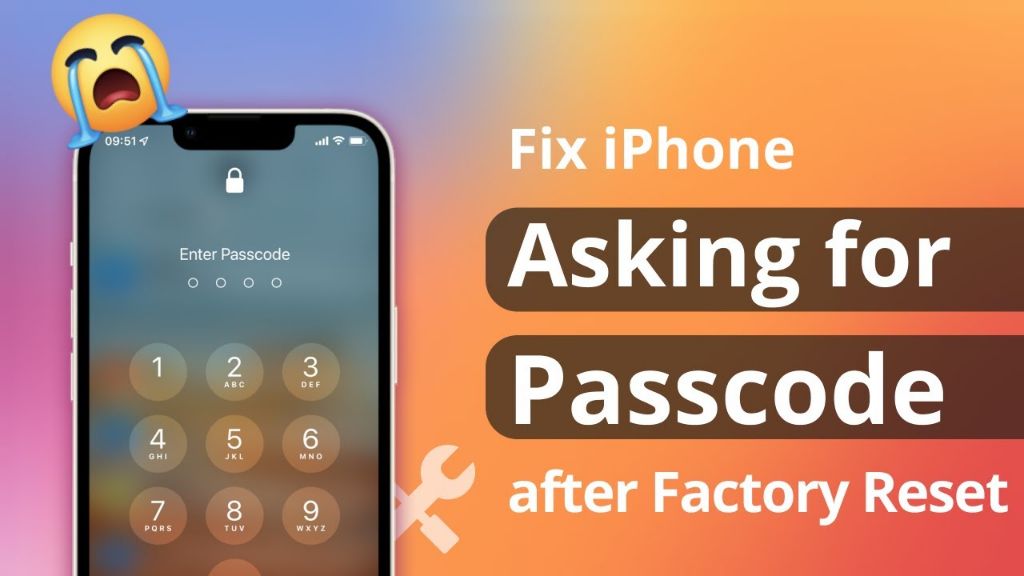 How do I unlock my iPhone without the passcode after factory reset
