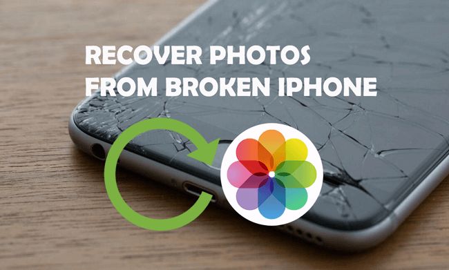 How can I get pictures off my broken iPhone if it wont turn on