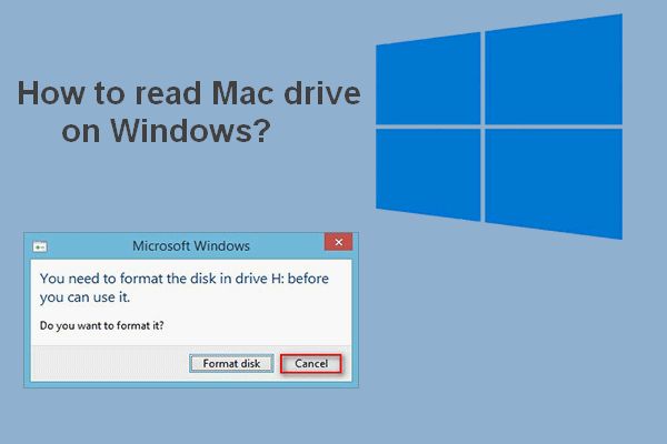 Can Mac-formatted drive be read on PC