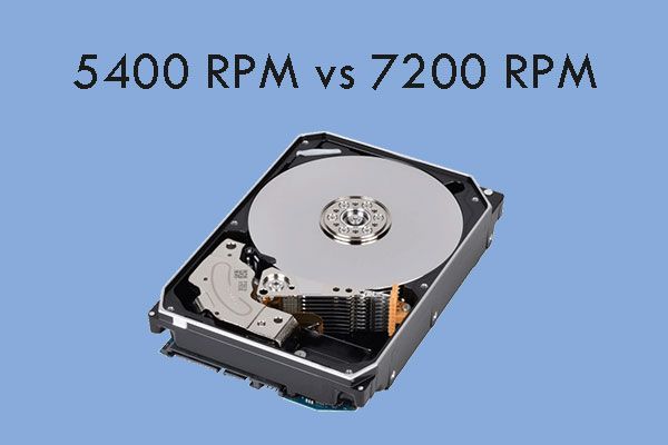 Is 5400 RPM better than 7200 RPM for video editing