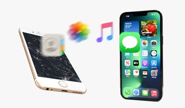 How to transfer everything from iPhone to iPhone if old phone is broken