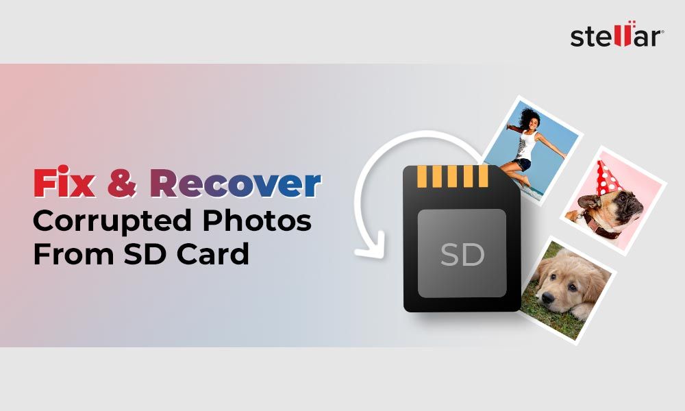 How do I recover photos and videos from a corrupted SD card