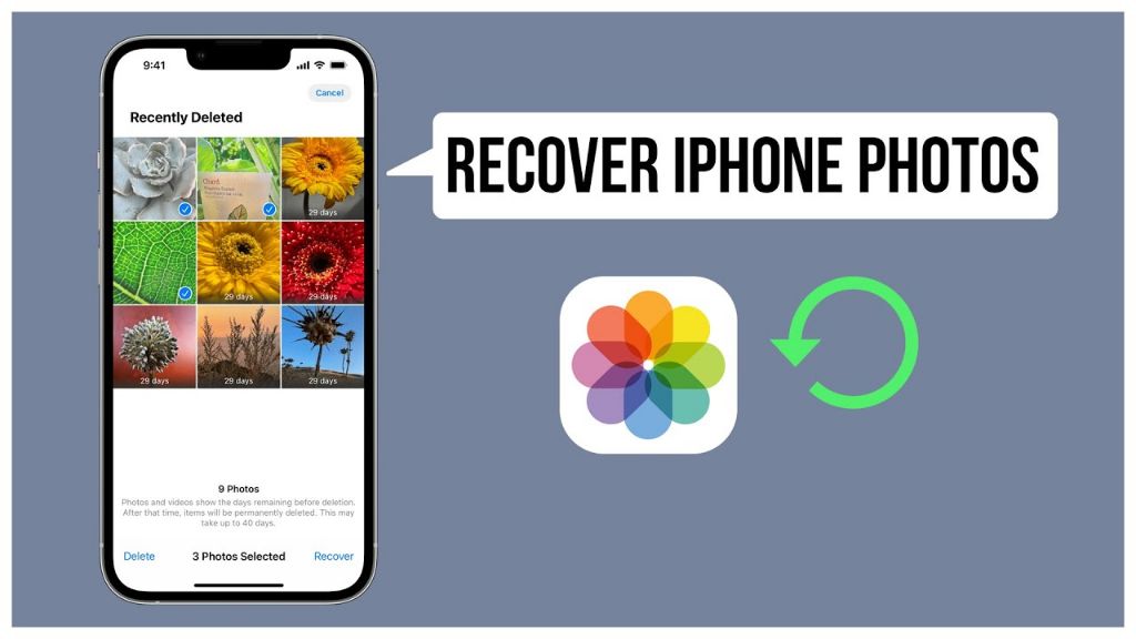 Where is recently deleted photos on iPhone iOS 14