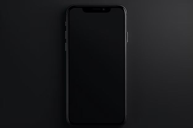 How do I make my iPhone screen black out