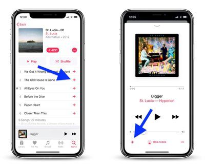 How do I add downloaded music to Apple Music from iCloud