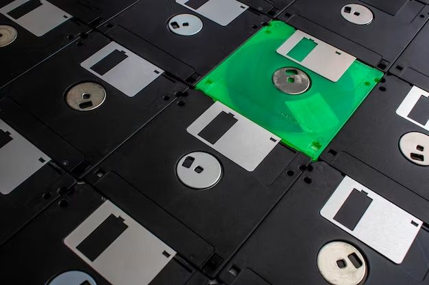 What is the concentric circle on a floppy disk called