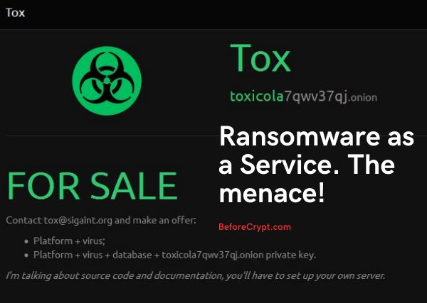 Is ransomware as a service the same as malware as a service
