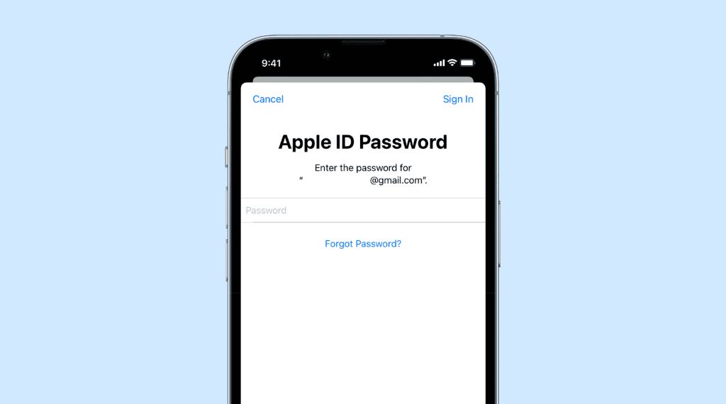 Can I see my Apple ID password on my iPhone