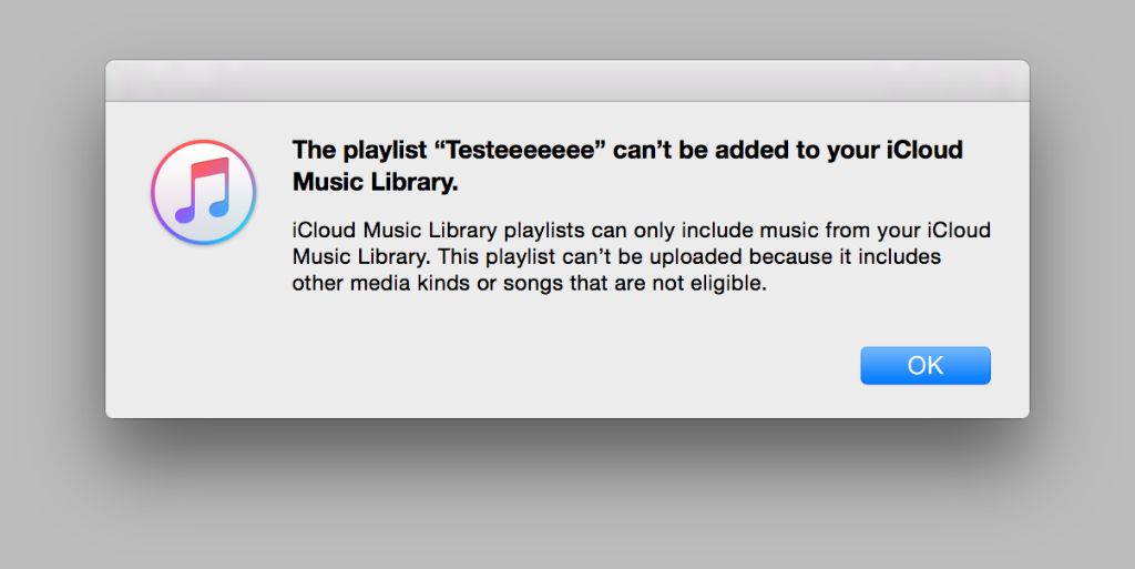 Why would a song not be eligible for iCloud music library