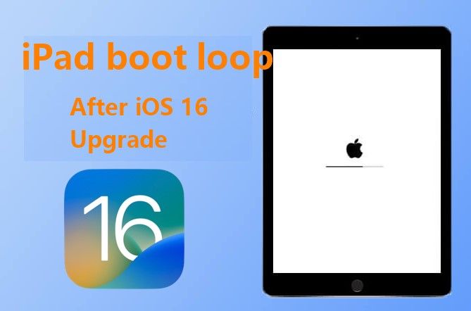 How do I fix the recovery loop on my iPad