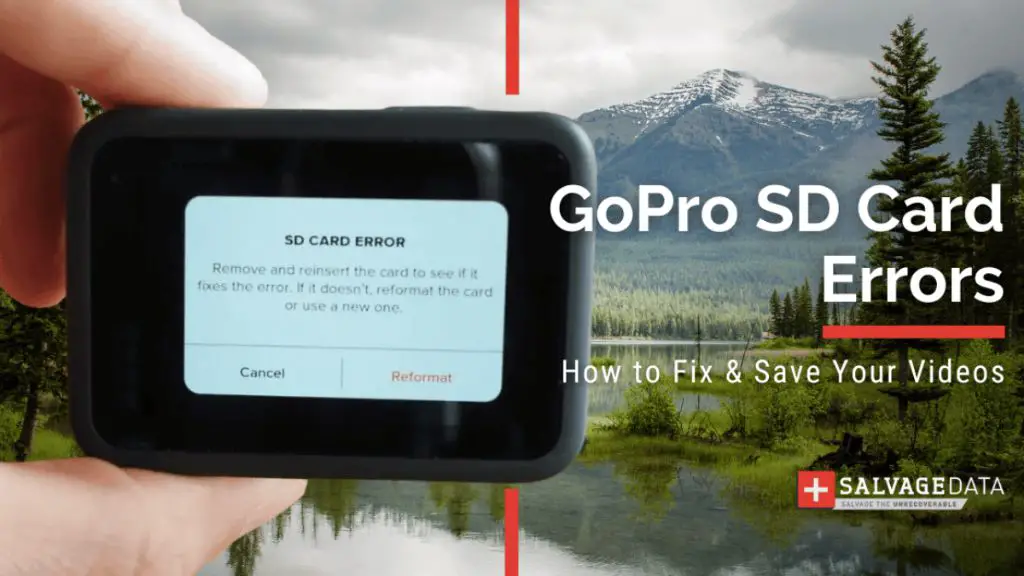 How do I format my GoPro SD card failed