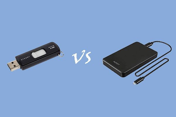 What is the difference between USB thumb drive hard drive and optical disc