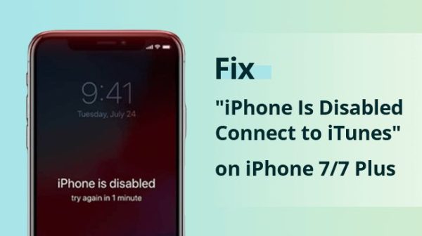 How do you unlock an iPhone 7 that is disabled and says connect to itunes?
