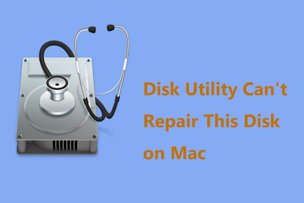 How do I fix my Mac can't repair the disk