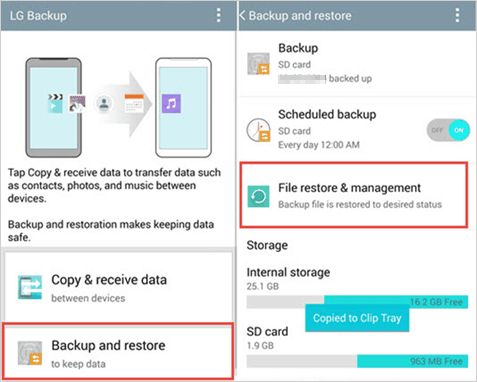 How to restore gallery photos on Samsung after factory reset