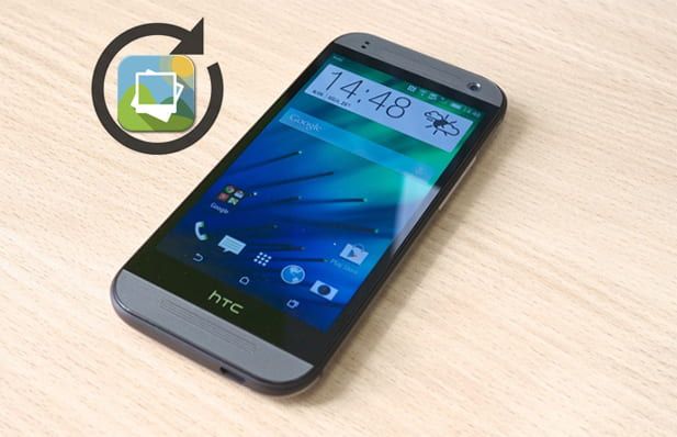 How do I recover photos from my HTC phone