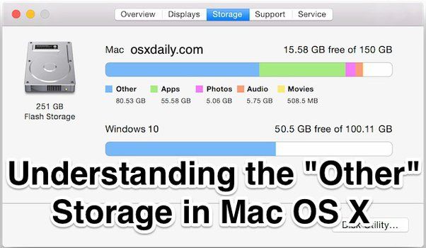 Why is Mac Other storage so high