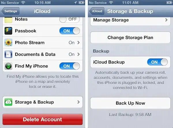 Is there a way to access old iCloud Backups